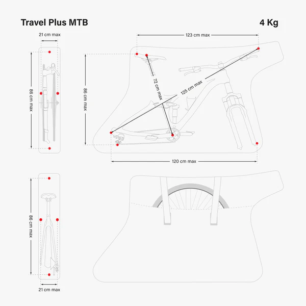 Soft Bike Travel Bag – Travel Plus MTB