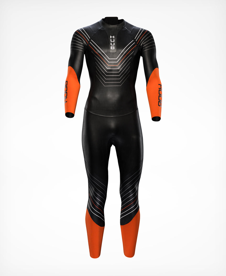HUUB Araya Wetsuit – Men’s triathlon suit with flexible neoprene and Arms Neutral™ technology