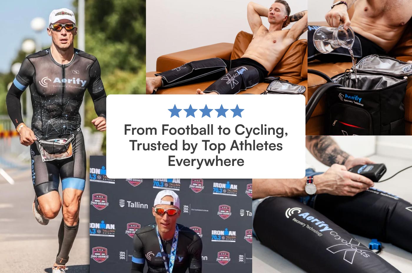 Aerify Cryoboots X advanced cryotherapy compression boots with insulated bag and attachments