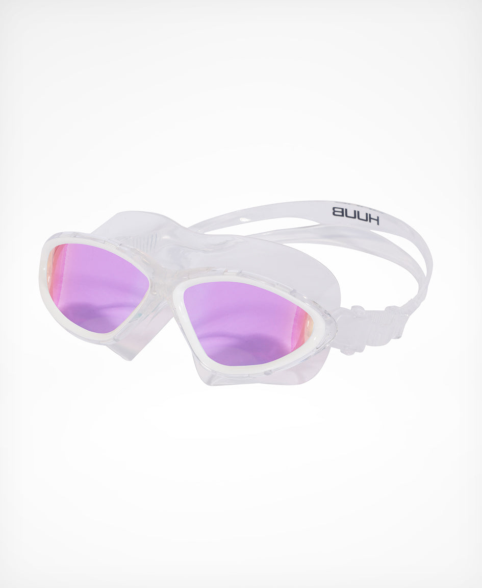 HUUB Manta Ray Open Water Swim Goggle – large visibility lens, photochromatic, mirrored, or clear