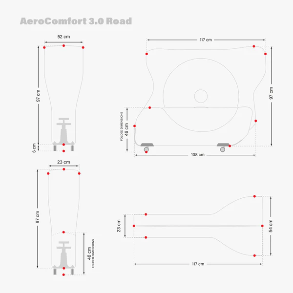 Aerocomfort 3.0 Road Bike Travel Bag