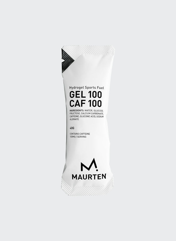Maurten Gel 100 Caf 100 caffeine hydrogel energy gel box of 12, performance fuel for endurance athletes