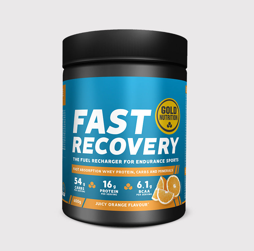 GoldNutrition Fast Recovery Drink Powder post-workout drink tub