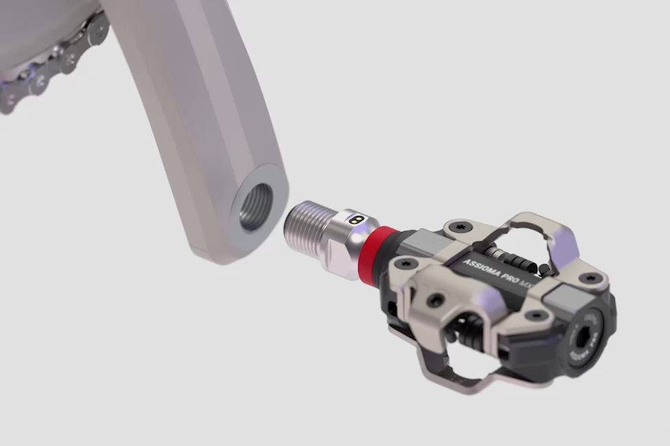 Assioma PRO MX Power Meter Pedals – MTB, gravel, CX, SPD compatible, podless spindle, dual/single sided power