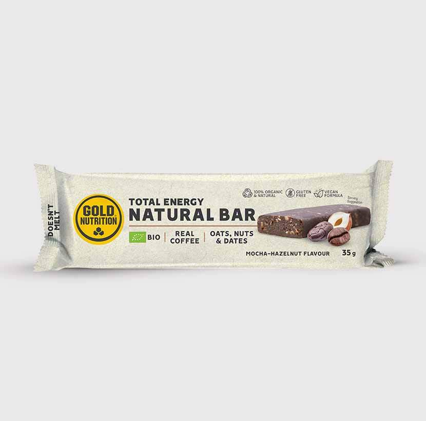 Natural Bar with organic ingredients, providing a natural energy boost